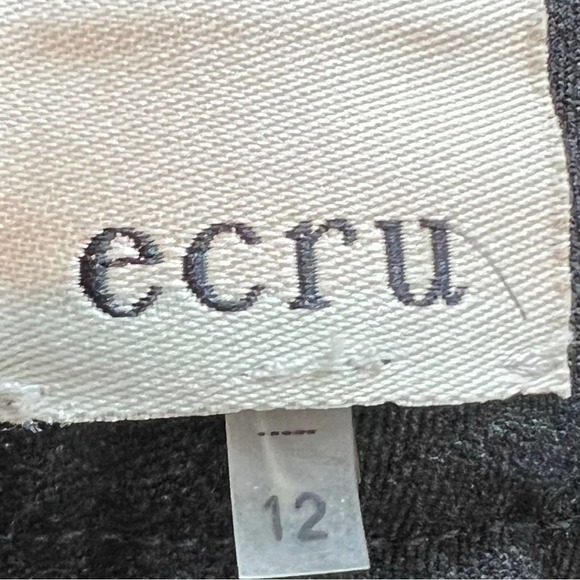 NWT Ecru Charcoal Grey Skinny Beck Power Stretch Trouser Pants Size 12 - Picture 7 of 7